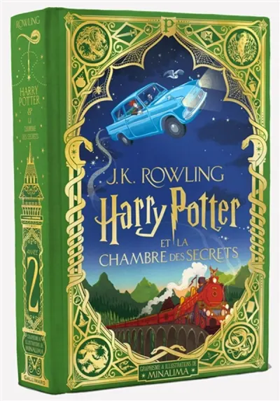 Harry Potter et la chambre des secrets - Édition illustrée interactive - Graphisme et illustrations de MinaLima
