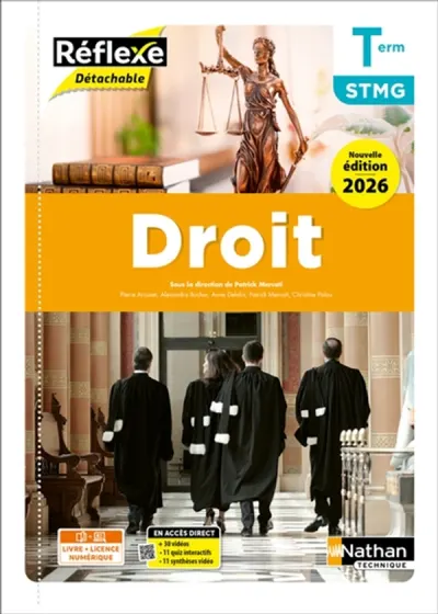 Droit - Term STMG Coll. Réflexe - Ed. 2026 - pochette