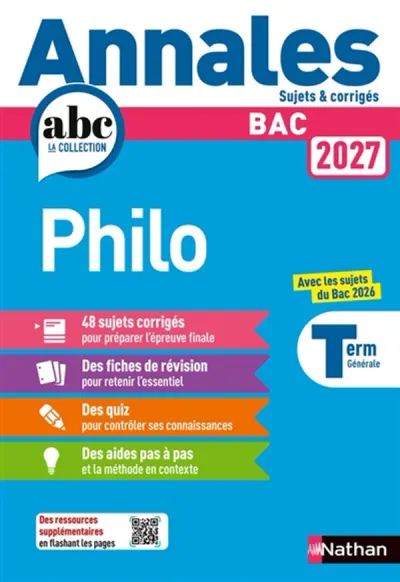 Philosophie terminale : bac 2027